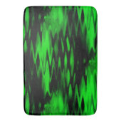 Abstracte zigzag, verkregen door zwarte en groene  badmat (Voorkant Verticaal)