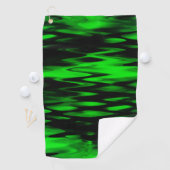 Abstracte zigzag vormen van gekleurd zwart tot gro golfhanddoek (Insitu)