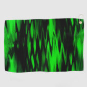 Abstracte zigzag vormen van gekleurd zwart tot gro golfhanddoek (Horizontaal)