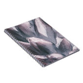 Abstracte zilveren stekkers - Notitieboek (Rechterzijde)