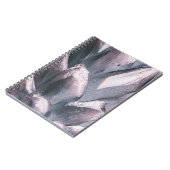 Abstracte zilveren stekkers - Notitieboek (Linkerzijde)