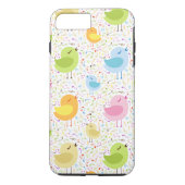 Abstracte zingende kippen Case-Mate iPhone case (Achterkant)