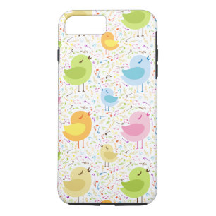 Abstracte zingende kippen Case-Mate iPhone case