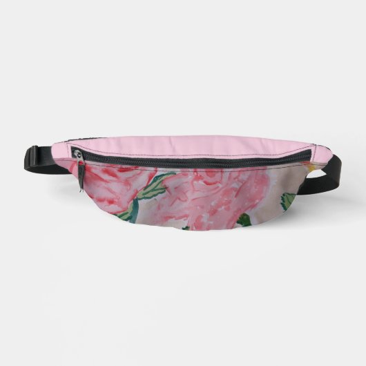 Abstracte zomer Rozen Bum Bag Heuptasje (Voorkant)