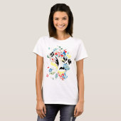 Abstracte zomer t-shirt (Voorkant volledig)