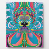 Abstracte Zomer Vlinder Kunst Fotoplaat (Voorkant)