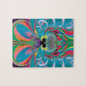 Abstracte Zomer Vlinder Kunst Legpuzzel (Horizontaal)
