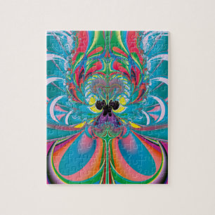 Abstracte Zomer Vlinder Kunst Legpuzzel