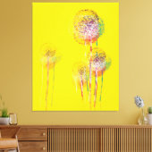 Abstracte zomerbloembomen #2 canvas afdruk (Insitu (Woonkamer))