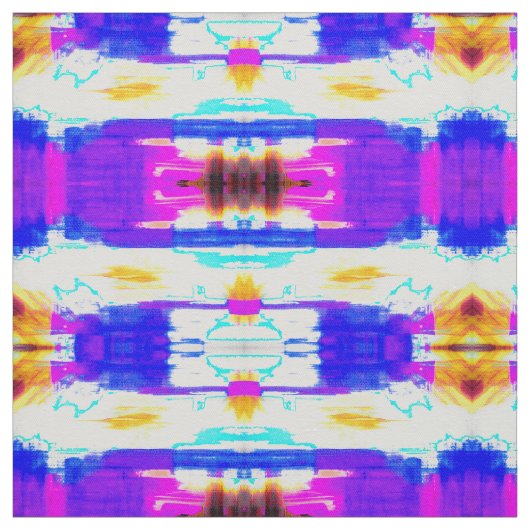 Abstracte zomerkleurenverbinding stof (Swatch)