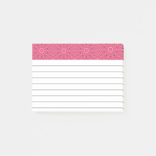 Abstracte zomerlijnen post-it® notes (Voorkant)