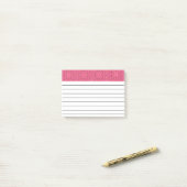 Abstracte zomerlijnen post-it® notes (Op bureau)