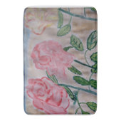 Abstracte zomerRozen Badmat (Voorkant Verticaal)
