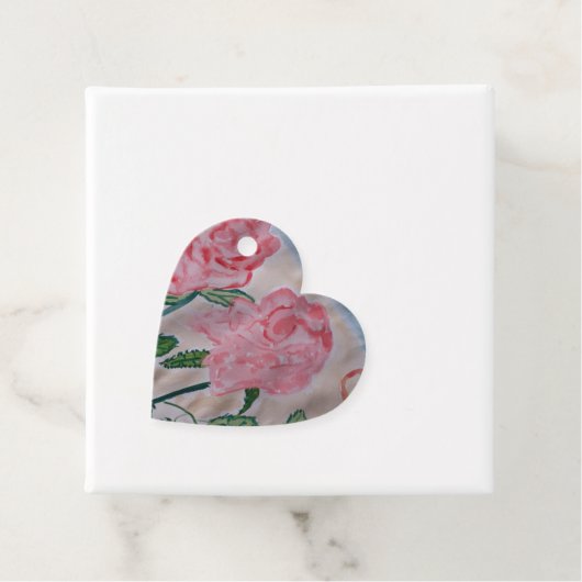 Abstracte zomerRozen Bedankjes Labels (In situ)