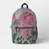 Abstracte zomerRozen Bedrukte Rugzak (Voorkant)