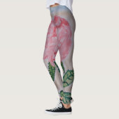 Abstracte zomerRozen Leggings (Links)