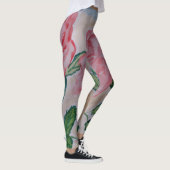 Abstracte zomerRozen Leggings (Rechts)