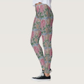 Abstracte zomerRozen Leggings (Links)