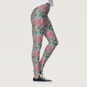 Abstracte zomerRozen Leggings (Rechts)