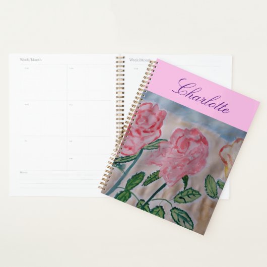 Abstracte zomerRozen Planner (Display)
