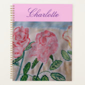 Abstracte zomerRozen Planner (Voorkant)