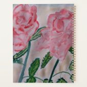 Abstracte zomerRozen Planner (Achterkant)