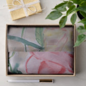 Abstracte zomerRozen Tissuepapier (Geschenk)