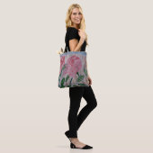 Abstracte zomerRozen Tote Bag (Op model)