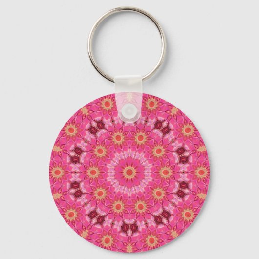 abstracte zomersleutelhanger sleutelhanger (Voorkant)