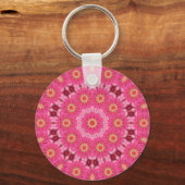 abstracte zomersleutelhanger sleutelhanger (Voorkant)