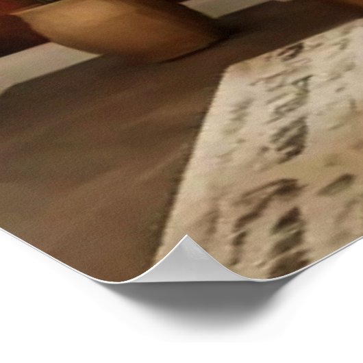 Abstracte Zon #2 Muurkunst Poster (Hoek)