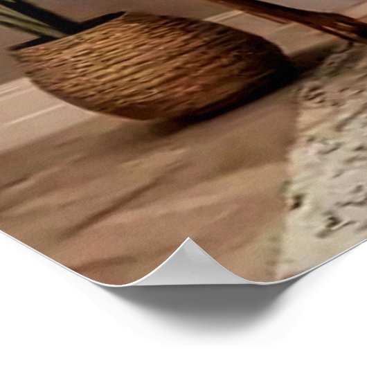 Abstracte Zon #3 Muurkunst Poster (Hoek)