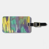 Abstracte zon bagagelabel (Voorkant horizontaal)