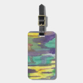 Abstracte zon bagagelabel (Voorkant verticaal)