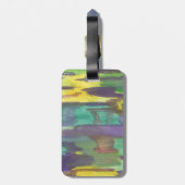 Abstracte zon bagagelabel (Achterkant verticaal)