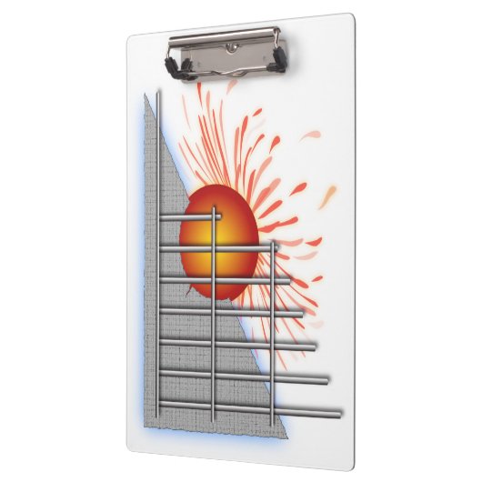 Abstracte zon klembord (Links)