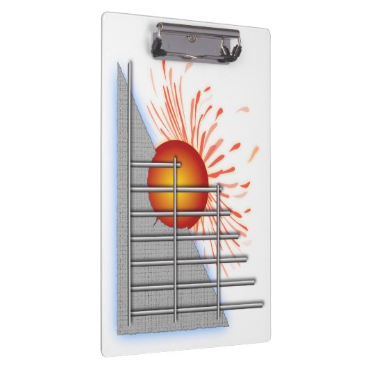 Abstracte zon klembord (Rechts)