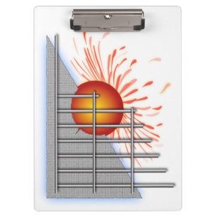 Abstracte zon klembord