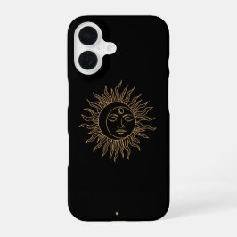 Abstracte Zon Kunst – Levendig en Modern Ontwerp v iPhone 16 Hoesje