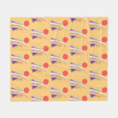 Abstracte zon, schaduwen, reflecties en structuren fleece deken (Voorkant (Horizontaal))