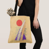 Abstracte zon, schaduwen, reflecties en structuren tote bag (Dichtbij)