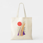 Abstracte Zon, Schaduwen, Reflecties en Structuren Tote Bag (Achterkant)