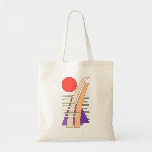 Abstracte Zon, Schaduwen, Reflecties en Structuren Tote Bag (Voorkant)