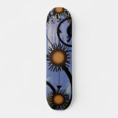 Abstracte zon skateboard (Voorkant)