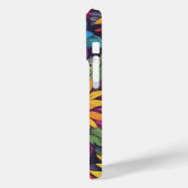 Abstracte Zonnebloem Bloemen - iPhone 15 Pro Hoesj Case-Mate iPhone Case (Achterkant / Links)