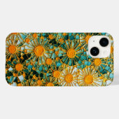 Abstracte Zonnebloemen 102 Case-Mate iPhone Case (Achterkant (horizontaal))