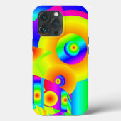 Abstracte zonnebloemen Case-Mate iPhone case (Achterkant)
