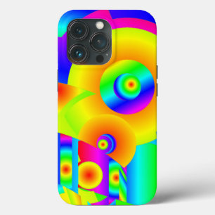 Abstracte zonnebloemen Case-Mate iPhone case