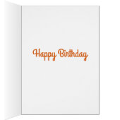 Abstracte zonnebloemen Kaart op zaterdag (Binnen (Rechts))