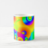 Abstracte zonnebloemen koffiemok (Center)